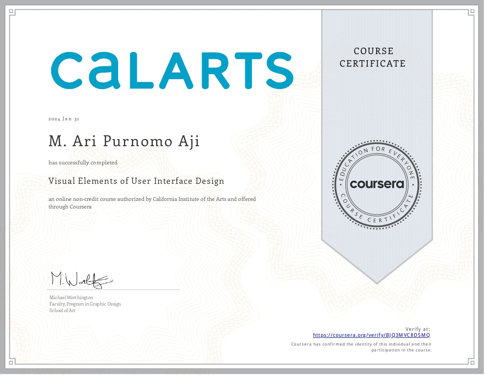 Visual Elements of User Interface Design - Coursera
